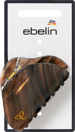 Haarklammer marmoriert, braun ebelin