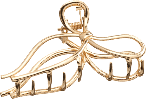 Haarklammer Schleife, Gold-Optik ebelin