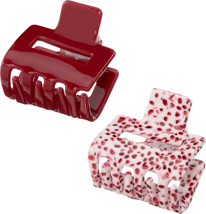 Haarklammern midi, rot ebelin