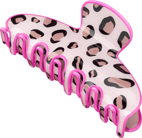 Haarklammer Leo-Optik, pink ebelin