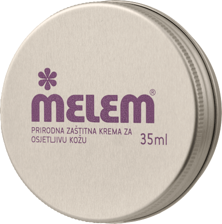 Naravna zaščitna krema za občutljivo kožo Melem