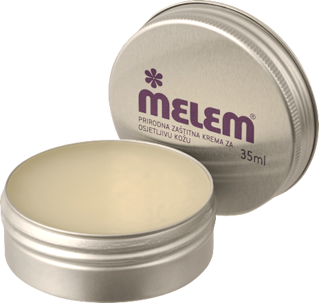 Naravna zaščitna krema za občutljivo kožo Melem