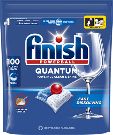 Kapsule za strojno pomivanje posode Powerball Quantum Fresh Finish