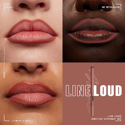 Olovka za usne Line Loud – 06 Ambition Statement NYX PROFESSIONAL MAKEUP