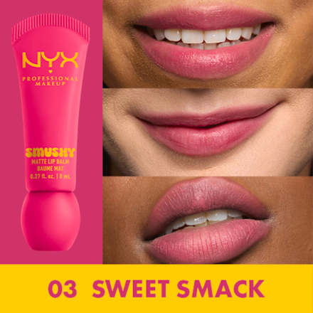 Balzam za usne Smushy Matte – 03 Sweet Smack NYX PROFESSIONAL MAKEUP