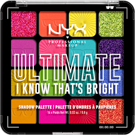 Paleta sjenila za oči Ultimate – 04W I Know That's Bright NYX PROFESSIONAL MAKEUP