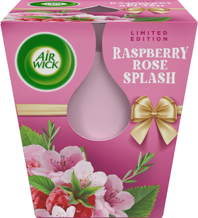 Duftkerze im Glas Raspberry Rose Splash AIR WICK