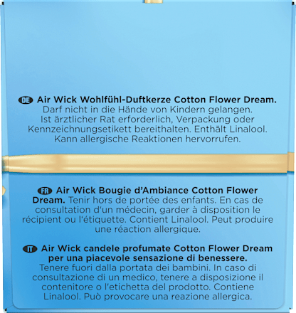 Duftkerze im Glas Cotton Flower Dream AIR WICK