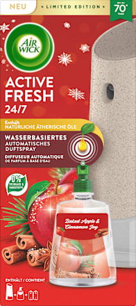 Duftspray 24/7 Active Fresh Standgerät + Nachfüller Baked Apple & Cinnamon Joy AIR WICK