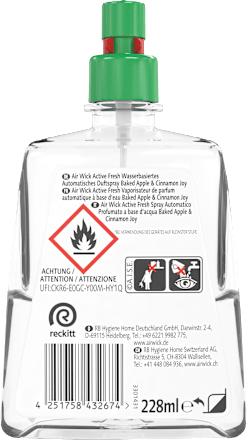 Duftspray 24/7 Active Fresh Nachfüller Backed Apple & Cinnamon Joy AIR WICK
