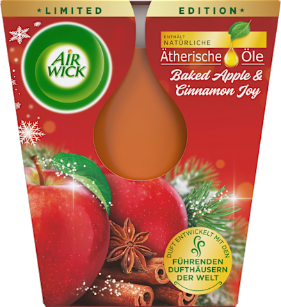 Duftkerze im Glas Baked Apple & Cinnamon Joy AIR WICK