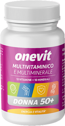 Multivitaminico e multiminerale donna 50+ onevit