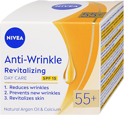 Revitalizáló nappali arckrém Anti-Wrinkle 55+ NIVEA