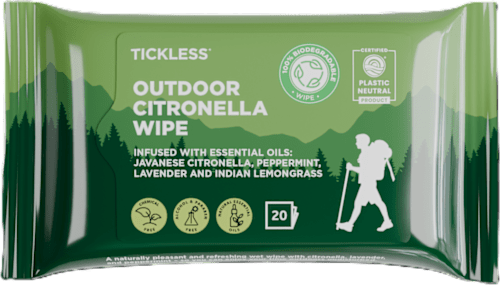 Vlhčené utierky proti komárom a kliešťom Outdoor Citronella  TICKLESS