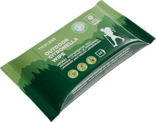 Vlhčené utierky proti komárom a kliešťom Outdoor Citronella  TICKLESS