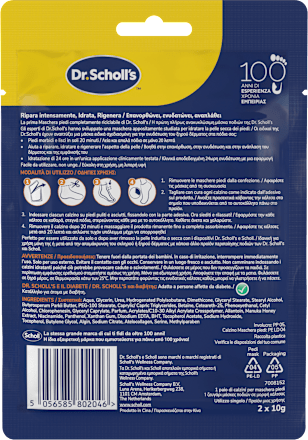 Riparazione intensa maschera piedi Dr. Scholl's