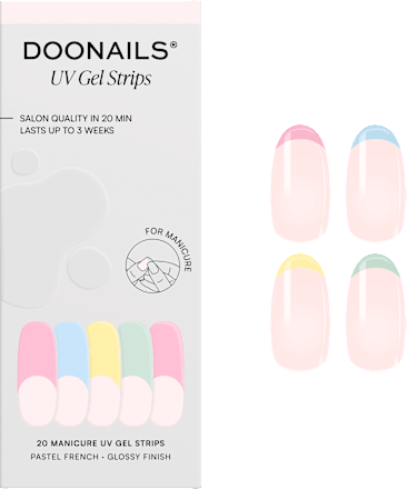 UV Nagelfolien Pastel French Doonails