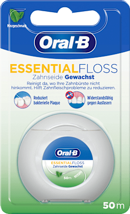 Zahnseide Essentialfloss gewachst Minze Oral-B