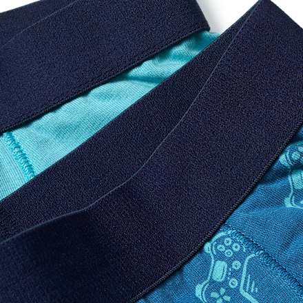 Boxershorts mit Game-Muster, blau, Gr. 134/140 ALANA