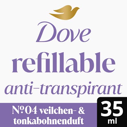 Antitranspirant Deostick Veilchen- & Tonkabohnenduft, Nachfüllpack Dove