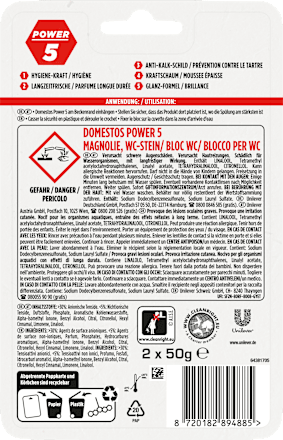 WC-Stein Pink Magnolie Domestos