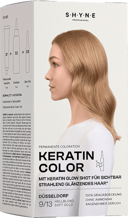 Haarfarbe 9/13 Düsseldorf Hellblond Soft Gold SHYNE Professional