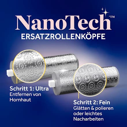 Ersatzrollen Hornhautentferner 2NanoTech ultra Scholl