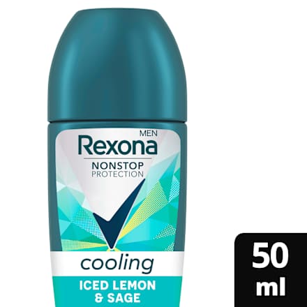 Antitranspirant Deo Roll-On Nonstop Protection Iced Lemon & Sage Rexona men