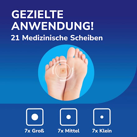 Warzen-Entferner-Pflaster Scholl