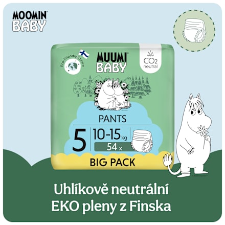 plenkové kalhotky velikost 5, 10-15 kg Muumi Baby