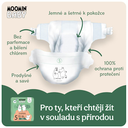 pleny velikost 5, 10-16 kg Moomin Baby