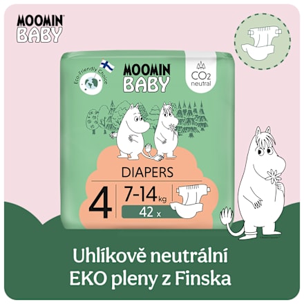 pleny velikost 4, 7-14 kg Moomin Baby