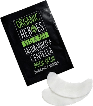 Patch occhi centella e acido ialuronico ORGANIC HEROES