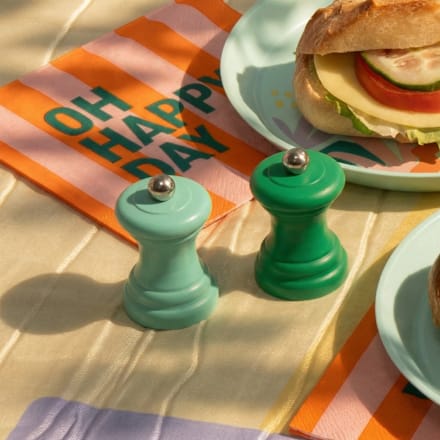 Salz- & Pfeffermühle aus Kunststoff, grün (4,2x4,2x7 cm) REX LONDON