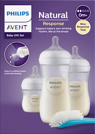 Babyflaschen Set Natural Response klein 4tlg, von Geburt an PHILIPS AVENT
