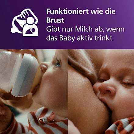 Babyflaschen Set Natural Response klein 4tlg, von Geburt an PHILIPS AVENT