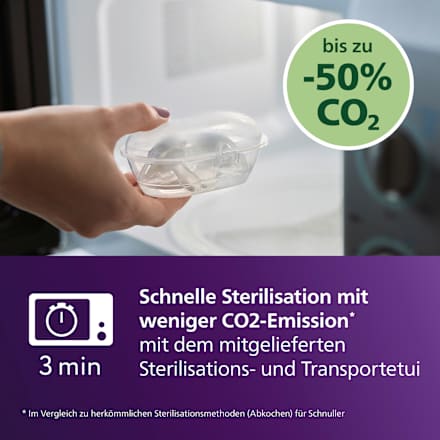 Schnuller ultra soft Silikon, beige/mint + grün/blau, 0-6 Monate PHILIPS AVENT