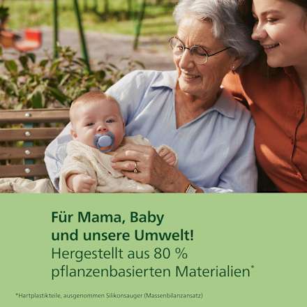 Schnuller ultra soft Silikon, beige/mint + grün/blau, 0-6 Monate PHILIPS AVENT