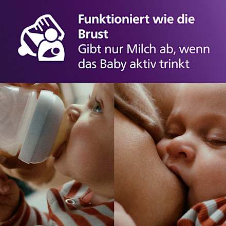 Babyflaschen Set Natural Response groß 6tlg, von Geburt an PHILIPS AVENT