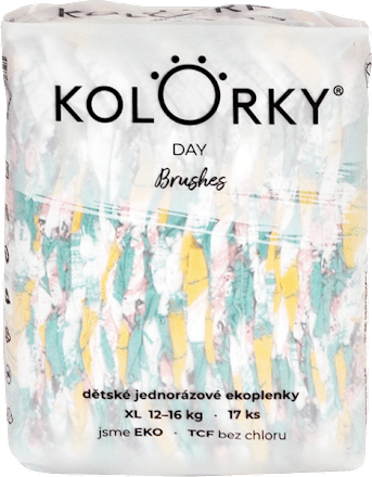 pleny DAY velikost XL, motiv Štětce KOLORKY