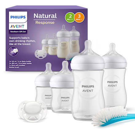 Babyflaschen Set Natural Response groß 6tlg, von Geburt an PHILIPS AVENT