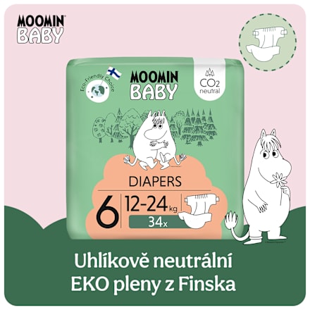 pleny velikost 6, 12-24 kg Moomin Baby