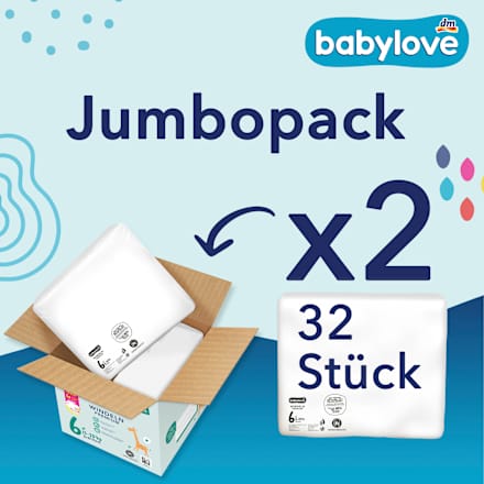 Пелени Premium Jumbo Pack, размер 6 XL (15-20 kg) babylove