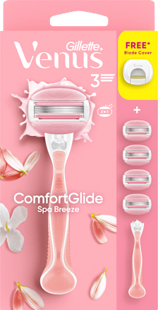 Dámsky holiaci strojček Comfortglide Spa Breeze + 4 náhradné holiace hlavice Gillette Venus