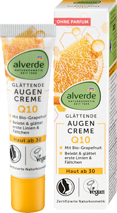 Očný krém Q10 s bio grapefruitom a bio rakytníkom rešetliakovým alverde NATURKOSMETIK