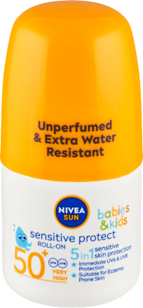 dětský roll-on na opalování Sensitive SPF50+ NIVEA SUN