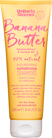 Șampon hrănitor pentru păr uscat Banana Butter Umberto Giannini