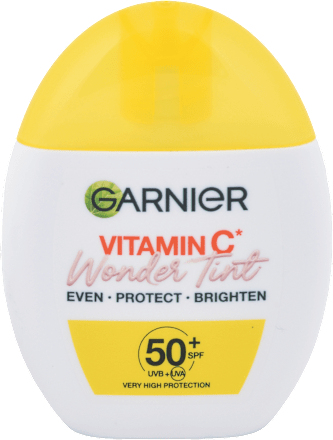 Tónovací denný pleťový fluid Vitamin C Wonder Tint SPF 50+ - Light GARNIER