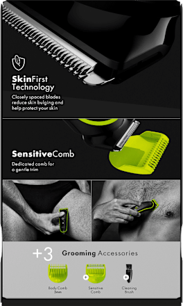 Elektrischer Rasierer Trimmer Body & Intimate Gillette