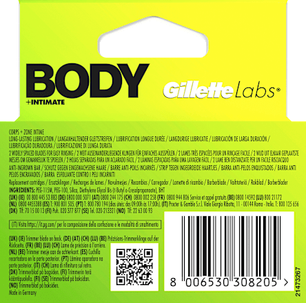 Rasierklingen Body & Intimate Gillette